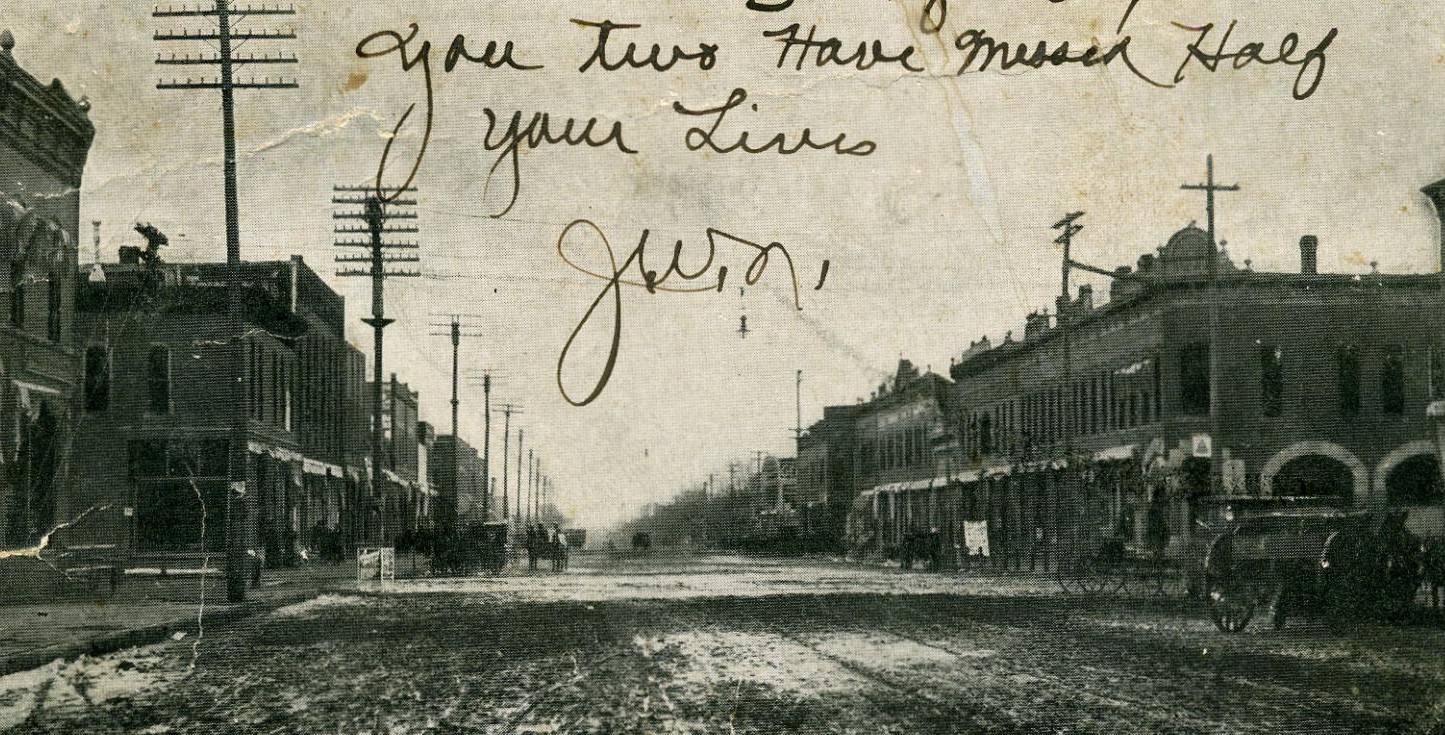 Rock Island Avenue, El Reno. May 18, 1907. Courtesy Oklahoma Historical Society. 